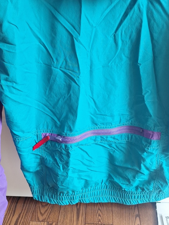 Sierra Designs Teal & Purple Windbreaker Jacket - Picture 6 of 11